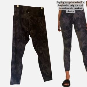 Lululemon Align High Rise Pant Diamond Dye Pitch Graphite Gray Size 10 *Note